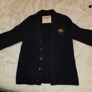 Abercrombie & Fitch Dark Blue Cardigan for Men